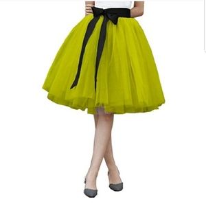 Full Lime Green Chartreuse TuTu Tulle Skirt